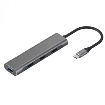 Adaptador USB Type-C extra digital CA913411 — 4 portas USB 3.0