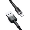 Cabo Baseus Cafule USB Lightning 2A 3m (preto+cinzento)