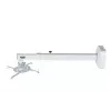 Suporte de parede AVTEK WallMount Next 1200 — aço, branco, telescópico, rotação 360°, inclinação ±42°, carga máxima 20 kg