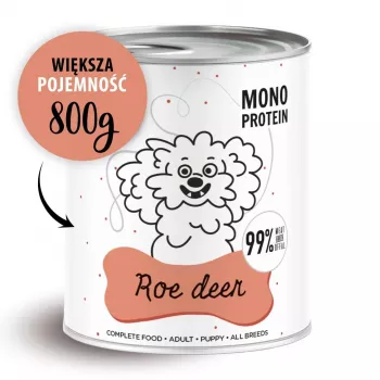 PAKA ZWIERZAKA Pepe Veado - comida húmida para cães - 800g