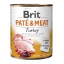 BRIT Paté & Meat com peru - comida húmida para cães - 800g