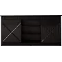 Cómoda 160x80x35 GRANERO preto/preto brilhante