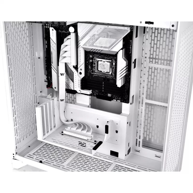 Cabo riser Thermaltake PCI-E 4.0 Dual 90 Degree, 40 cm, branco (AC-077-CO6OTN-C1)