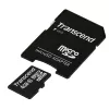 Cartão de memória flash Transcend 4GB MicroSDHC Class 10 com adaptador