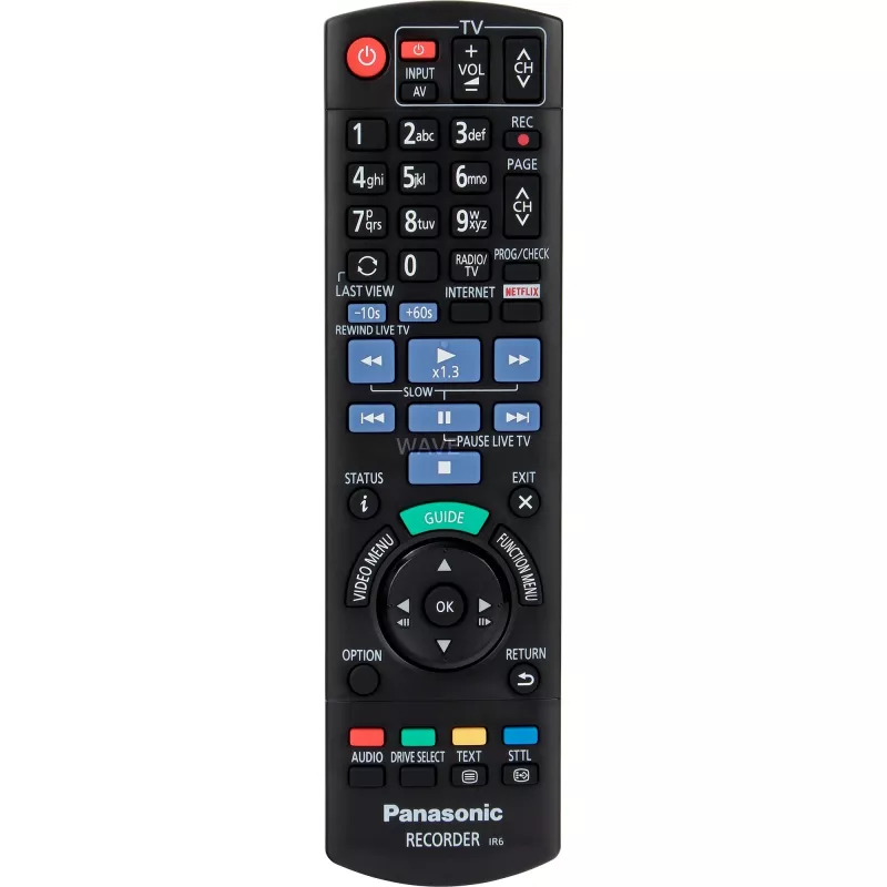 Panasonic DMR-BCT760 - Gravador Blu-ray 3D com sintonizador de TV e HDD - Upscaling - Ethernet, Wi-Fi (DMR-BCT760AG)