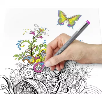 Caneta de feltro Staedtler Pigment Liner 308 vermelho
