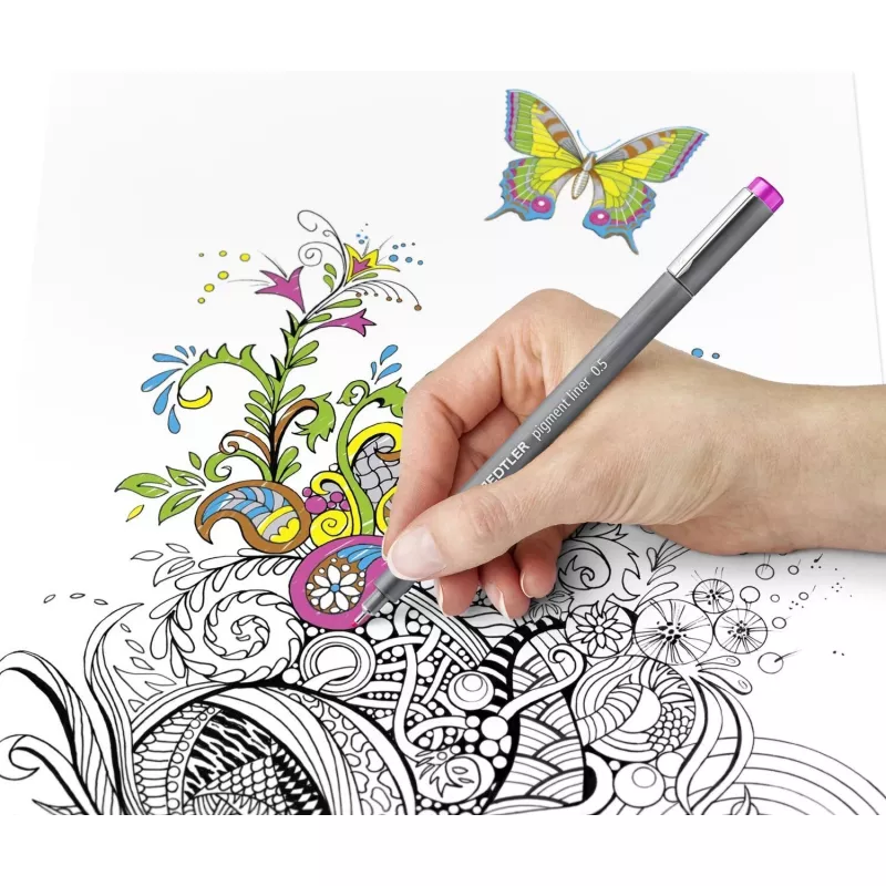 Caneta de feltro Staedtler Pigment Liner 308 vermelho