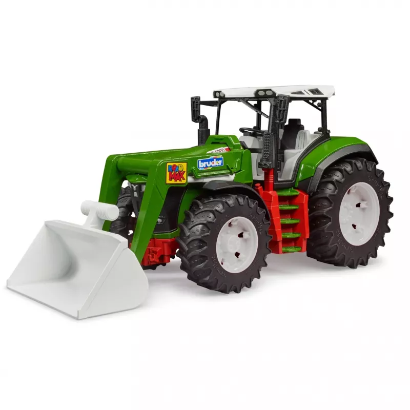 Trator BRUDER com carregador frontal modelo BR-03451 – trator de brincar robusto com carregador móvel