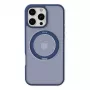 Capa protetora Torras Ostand Pro para iPhone 16 Pro, azul, design fino