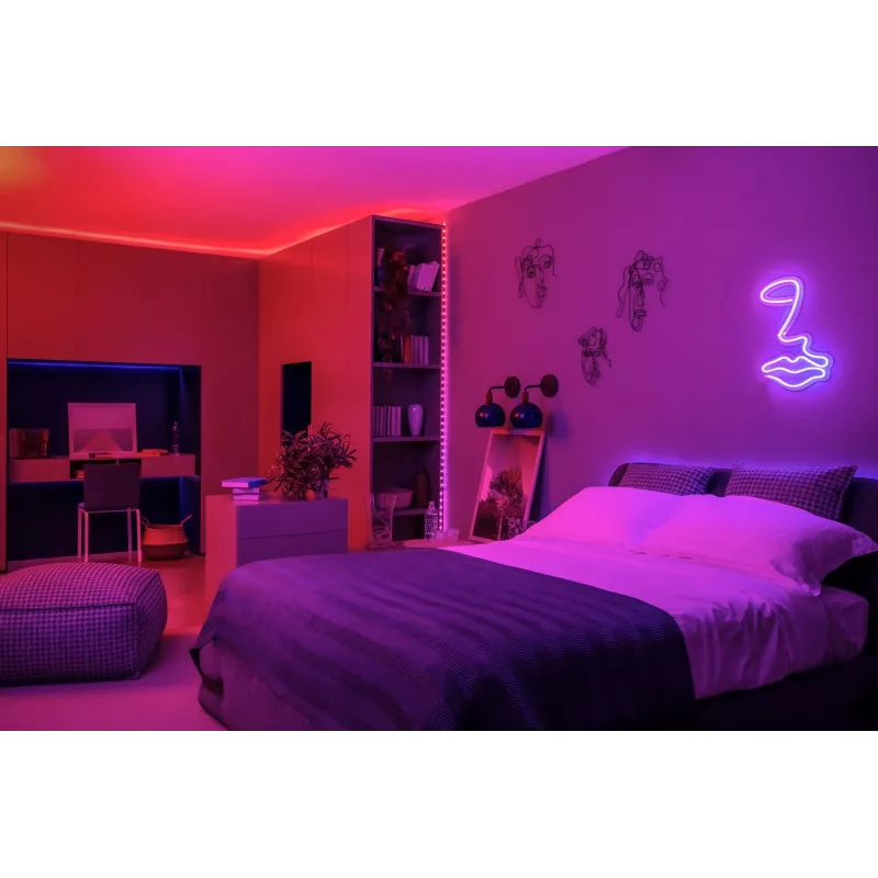 Twinkly Dots 60 RGB USB luzes inteligentes, 3 m, preto