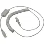 Cabo USB Datalogic, cabo de ligação USB em espiral, em espiral, cinzento, 2 m, adequado para todos os leitores de mão (90A051922)