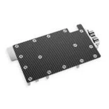 Backplate Alphacool 10261 alumínio cromado cobre preto 95,7 mm