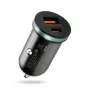 Carregador de automóvel everActive CC-30Q QC3.0 35W – 1x USB-A, 1x USB-C, carregamento rápido