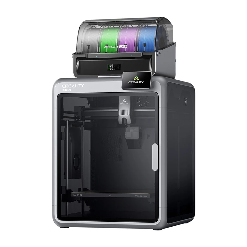 Impressora 3D Creality K2 Pro Combo – volume de impressão 300×300×400 mm, extrusora dupla