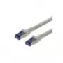 Cabo patch S/FTP Cat.6a ROLINE 70 m cinzento
