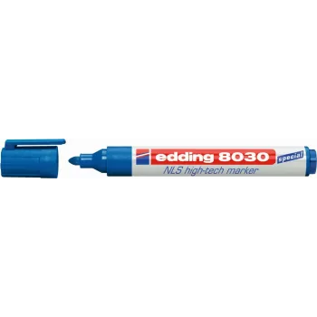 Marcador permanente Edding 8030 NLS ponta redonda high-tech azul