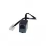 Cabo telefónico ShiverPeaks S-Impuls 70223, 3 m, ficha–conector fêmea RJ11, preto