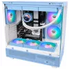 Ventoinha para caixa Thermaltake CT140 EX Reverse ARGB 140mm pack de 3 azul-hortênsia