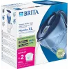 Jarra com filtro de água BRITA Marella XL com 2 cartuchos de substituição MAXTRA PRO azuis