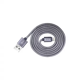 Cabo USB Lightning Devia Fashion Series MFi 2,4A 1,2m — Lightning para USB-A, certificado MFi, 2,4A, comprimento 1,2 m