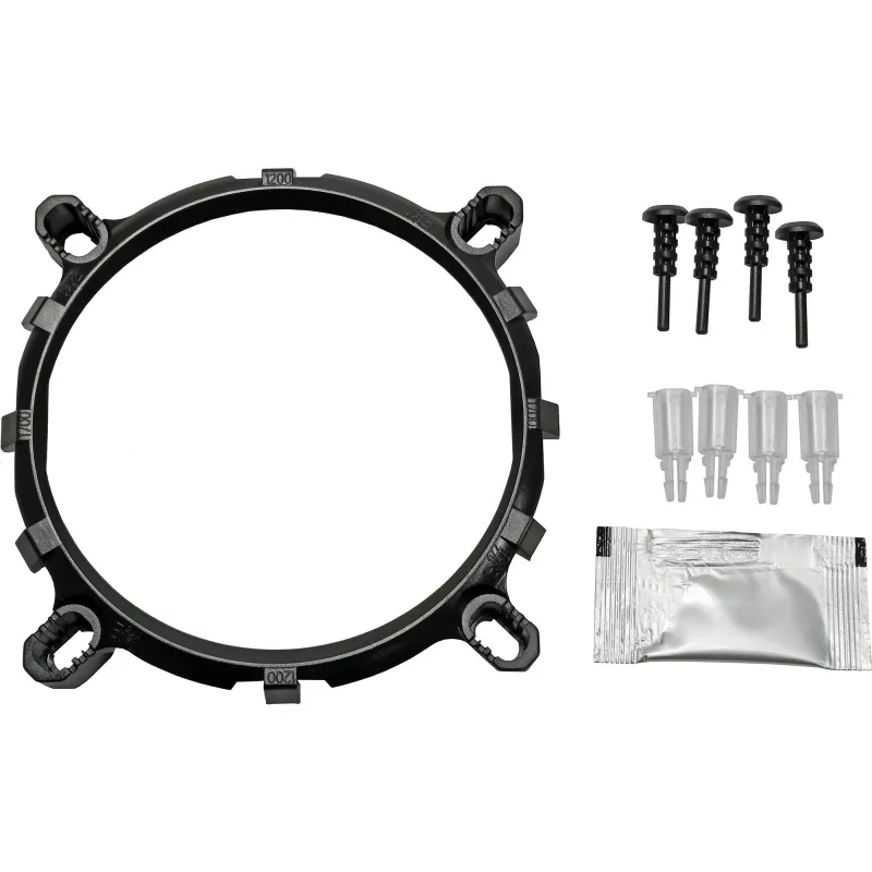 Arrefecedor de Ar INTER-TECH 4P90 Bulk, ventoinha hidráulica de 92 mm, 125 W TDP, compatível com AM5/AM4/AM3 e LGA 1700/1200/115x/775