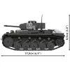 Conjunto de construção Cobi Panzerkampfwagen II Ausf. F – 813 peças, preto, idade 9+