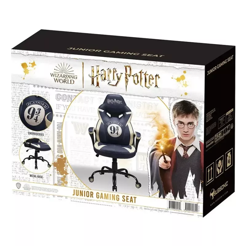 Subsonic Junior Cadeira gaming Harry Potter Platform 9 3/4, pele sintética (SA5573-H6)