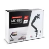 Suporte para monitor MACLEAN MC-860 suporte de secretária para ecrãs de 27