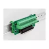 DeLOCK D-Sub 37 pinos conector macho para régua de terminais para calha DIN 51 mm 30 mm 116 mm