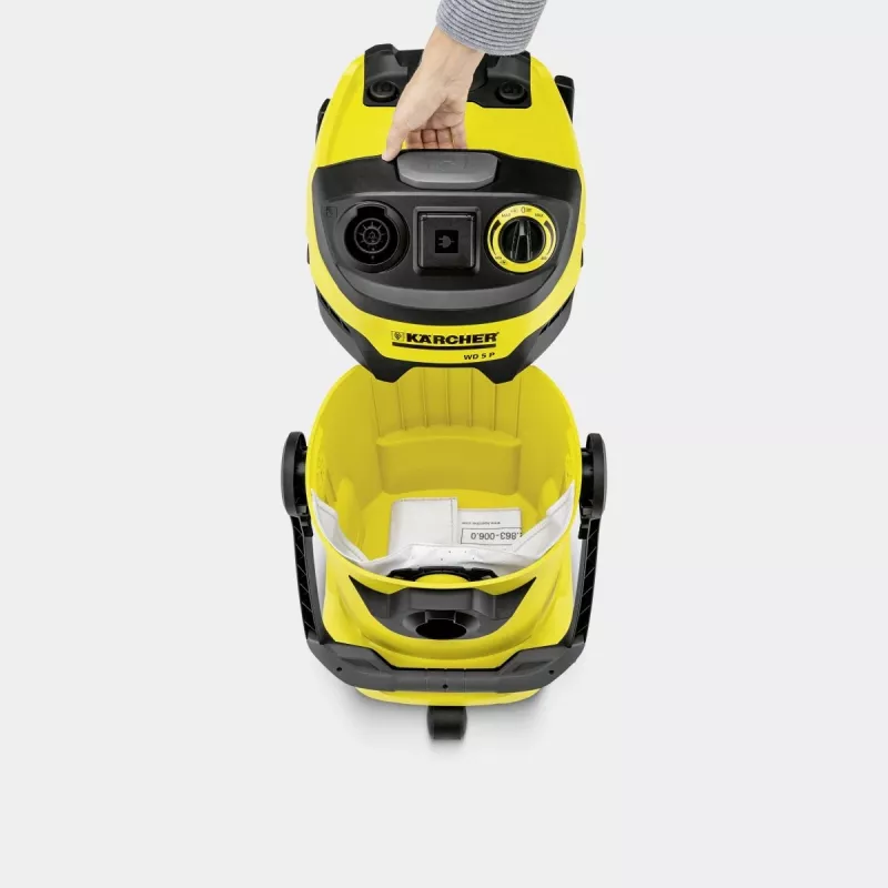 Sacos de filtro Karcher para aspiradores de água e pó MV4 20L, pack de 4