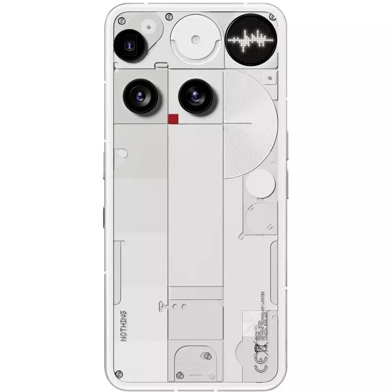 Nothing Phone (3) branco - Smartphone 5G - Dual-SIM - RAM 12 GB / armazenamento interno 256 GB - ecrã OLED - 6,67 polegadas (A10000023)