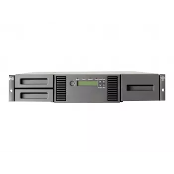 Hewlett Packard Enterprise HPE StorageWorks MSL2024 – biblioteca de fitas – LTO Ultrium – número máximo de unidades: 2 – Rack – montagem em rack – 2U – leitor de códigos de barras – para ProLiant DL120