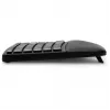 Kensington ProFit Ergo Teclado sem fios FR, tamanho completo (100%), com fio e sem fios, RF Wireless + USB, AZERTY, preto