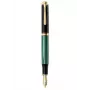 Pelikan Souverän 1000, preto, verde, médio, ambidestro, Alemanha, 1 unid.
