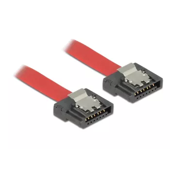 Cabo SATA DeLOCK 0,3 m SATA III 7 pinos vermelho