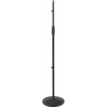 Suporte de microfone Omnitronic de altura ajustável 85–157 cm, base de tripé, modelo 6000580P