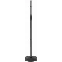 Suporte de microfone Omnitronic de altura ajustável 85–157 cm, base de tripé, modelo 6000580P