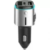 Transmissor FM 4smarts 456201 isqueiro preto prateado AM FM Bluetooth