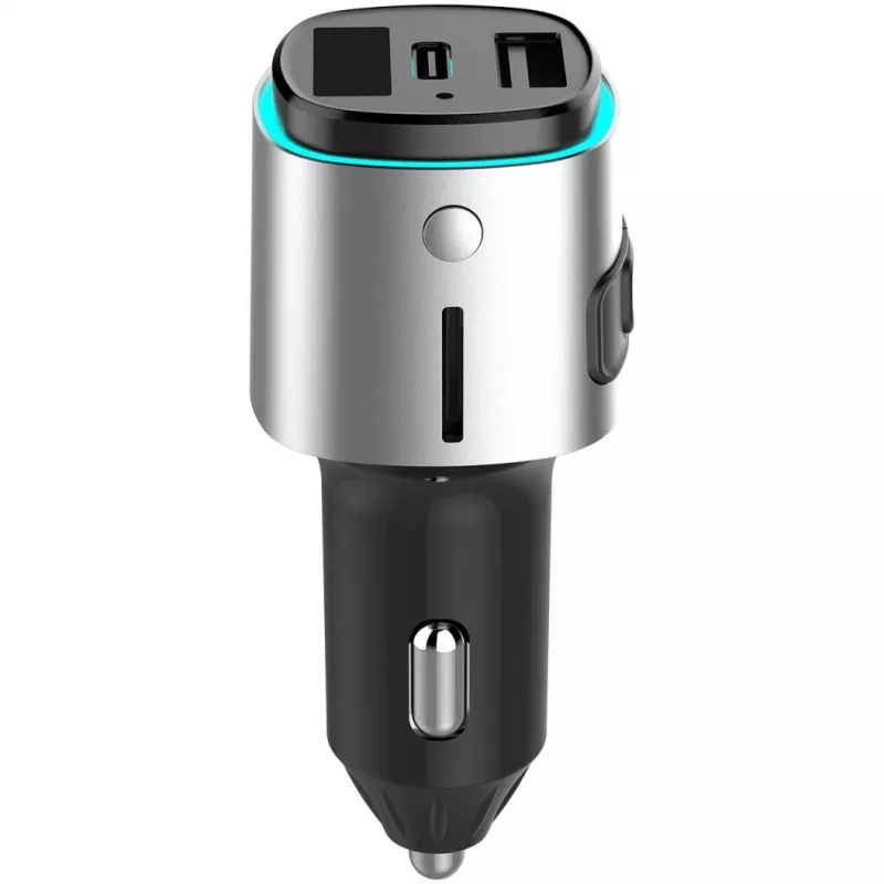 Transmissor FM 4smarts 456201 isqueiro preto prateado AM FM Bluetooth