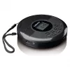 Leitor de CD portátil Lenco CD-340BK — preto, design portátil