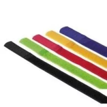 Hama 00020535 Abraçadeiras de nylon Preto, Azul, Verde, Vermelho, Amarelo 5 unid.