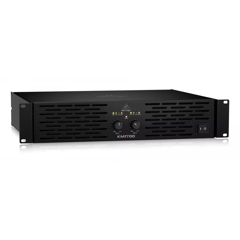 Amplificador de áudio Behringer KM1700 atuação/palco preto
