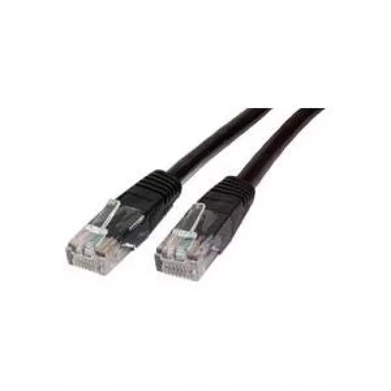 MediaRange - Cabo de rede - RJ-45 (M) - RJ-45 (M) - 15,0m - UUTP - (Categoria 5e) - preto (MRCS121)