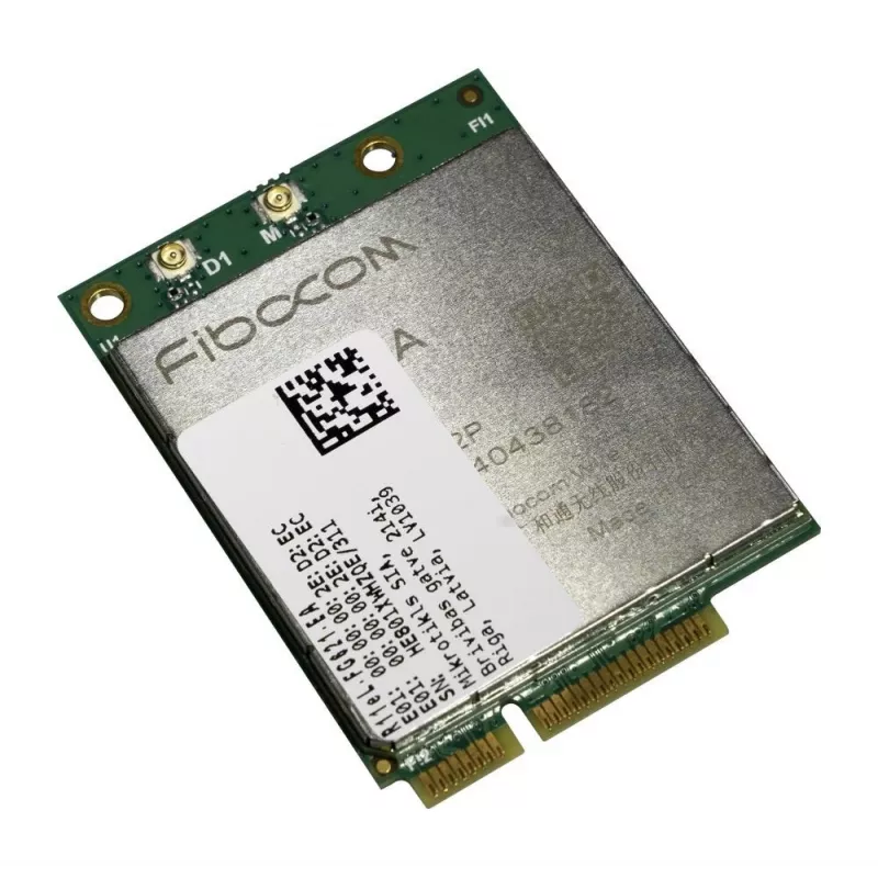 Mikrotik R11eL-FG621-EA interno com fios Mini PCI Express verde