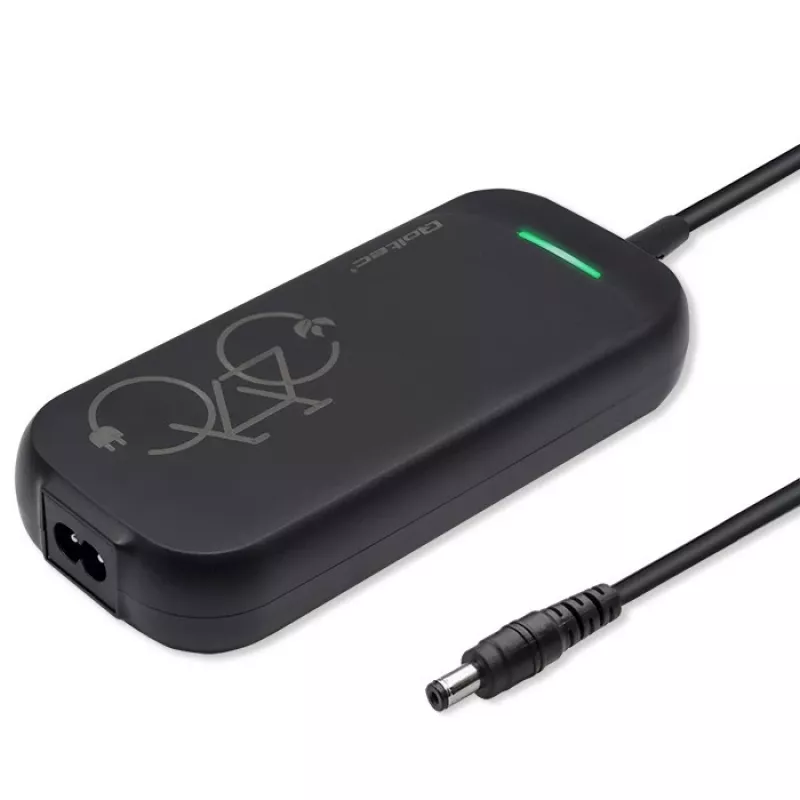Carregador rápido Qoltec para trotinete elétrica e e-bike 36V | 42V | 2A | 5,5*2,5 | à prova de água + cabo de alimentação