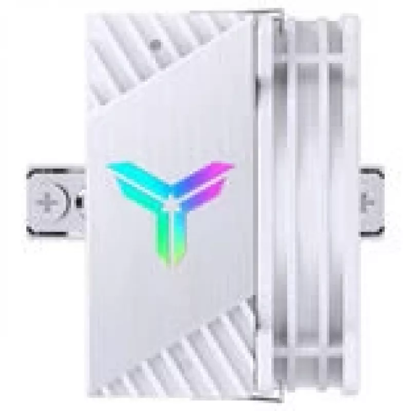 Arrefecedor de CPU Jonsbo CR-1400E 92mm ARGB branco — ventoinha de 92mm, iluminação ARGB, superfície branca