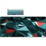 Teclado Sharkoon SKILLER SGK50 S3 Design Bundle D1 cinzento-verde vermelho — teclado gaming com fios, layout compacto