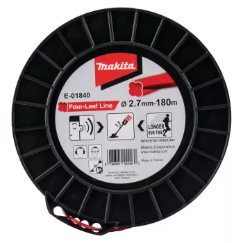 Fio de nylon monofilamento MAKITA CLOVER 2,7 mm/180 m