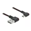 Cabo USB DeLOCK EASY-USB 2.0 Type-A para Micro-B macho 0,5 m preto