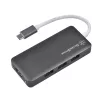 SilverStone SST-EP14C - USB 3.1 Type-C Gen1 para HDMI, 3x USB 3.1 Gen 1 Type-A, 1x USB 3.1 Gen 1 Type-C (carregamento PD 2.0) (SST-EP14C)